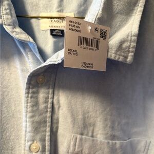 Men's Light Blue Relaxed Fit Shirt